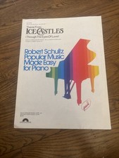 Sheet Music theme from Ice Castles Through the Eyes of Love piano guitar vintage