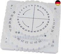 Artibetter 4 StüCk Runde Quadratische Kumihimo-Scheiben Perlenschnur Scheiben