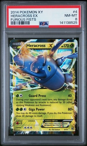 Heracross-EX graded PSA 8 for sale on eBay