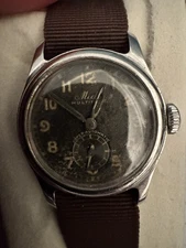 Antique Mido Multifort RM Super Automatic Watch Tropic Dial Works When Wound