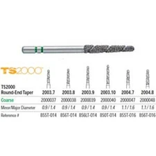 Speed Cut Diamond FG Round End Taper Coarse 5 pk for Dental Burs