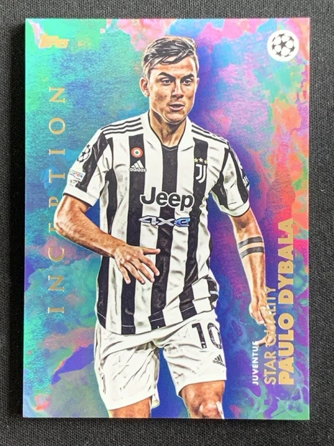 Paulo Dybala 2021-22 Topps Inception UCL Star Quality