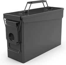 30 & 50 Cal Ammo Can Metal Ammo Box Storage Crate Case for Shotgun Bullet R