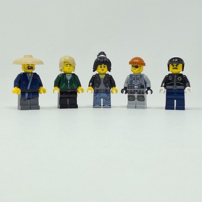 Lego Ninjago Minifigure Lot of 5 Ninjago Movie Figures 70607 Ninjago City Chase