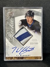 2008-09 UD The Cup Ty Wishart 3 Col RPA Rookie Patch Auto /249