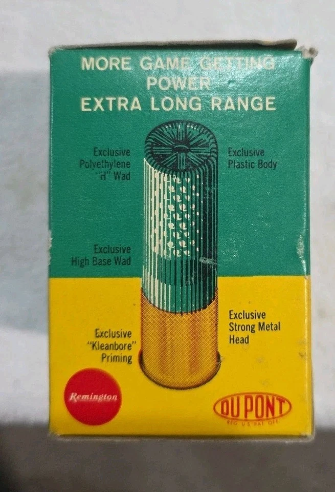 Vintage REMINGTON EXPRESS "KLEANBORE" EMPTY 16 GAUGE SHOTGUN SHELL BOX - Image 3 of 4