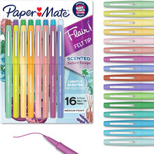 Flair Nature Escape Scented Felt Tip Pens, Medium Point 0.7Mm , Assorted Colors