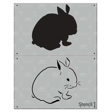 Bunny 2 Layer Stencil