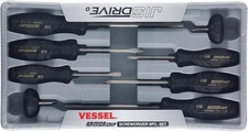 VESSEL ARMOR GRIP Screwdriver 8PC. Set JISDRIVE No.550A8PTU Previous Black