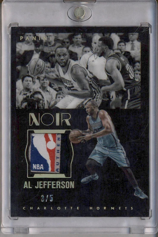 2015-16 Panini Noir Acetate Noir Prime Tag #AN-AJ Al Jefferson /5
