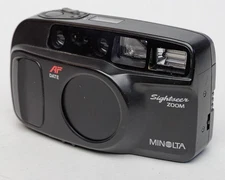 Minolta Sightseer Zoom 35mm Point & Shoot Film Camera TESTED WORKING