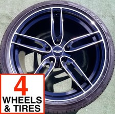 4 PERFECT Factory Aston Martin DBS Wheels Tires Superleggera Forged 21 inch OEM