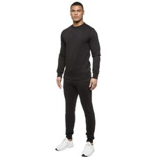 Kruze Mens Tracksuit Set Crew Neck Long Sleeves Pullover Sweatshirt and Joggers
