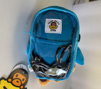 BAPE Baby Milo Store Monkey Blue Shark - Shoulder Bag Authentic