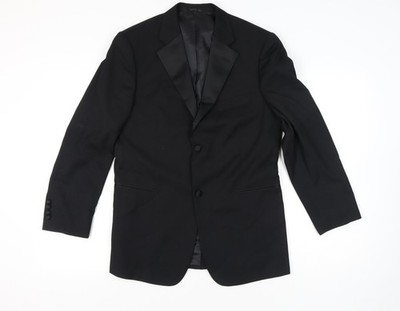 Anzugjacke Herren UK Größe 38 Taylor & Wright Regular Schwarz