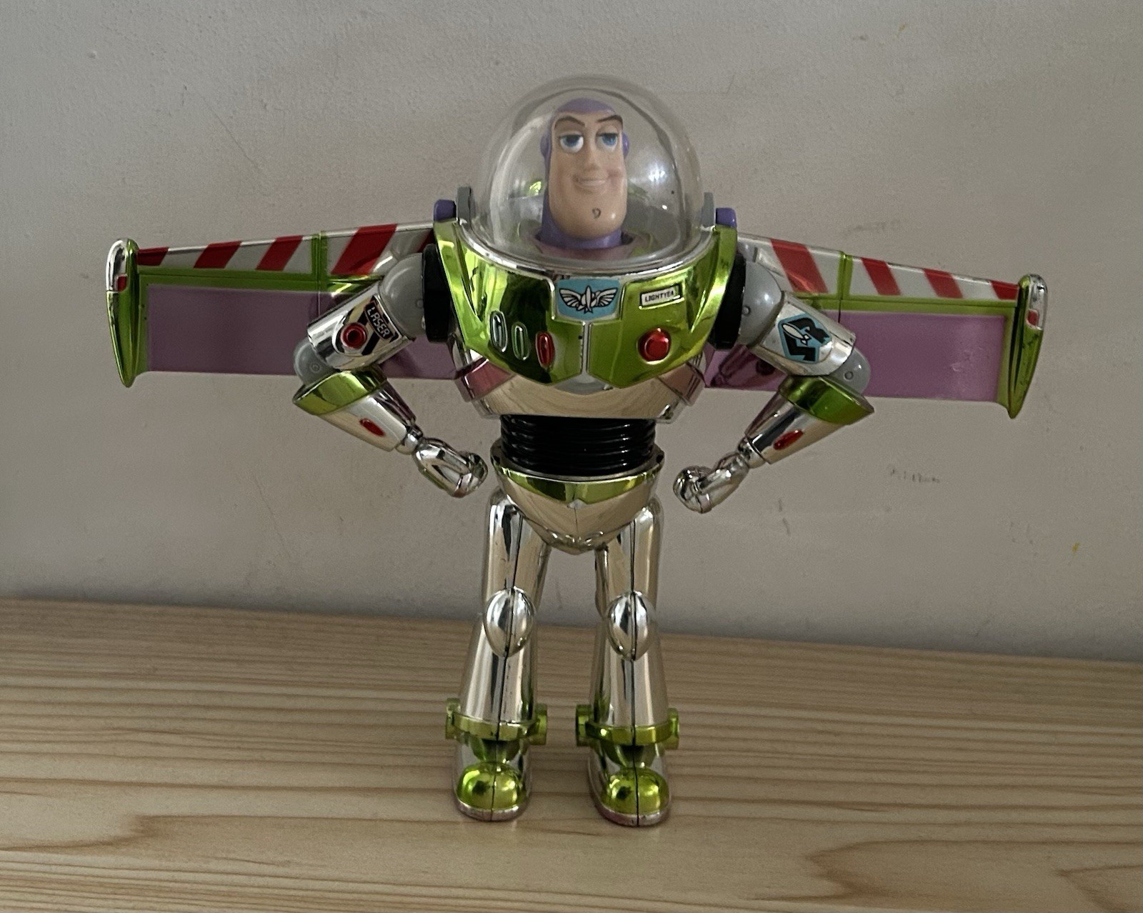 Buzz Lightyear Chrome Metallic Disney On Ice Exclusive Edition Action Figure