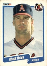 Fleer Corp. Baseball Card 1990 # 132 Chuck Finley