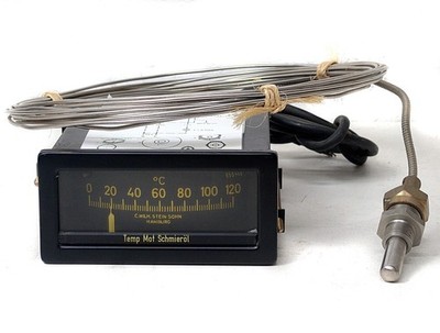 Hydraulisches Öl-Thermometer Manometerstein / Temperatur Panel-Meter 0...120 °C