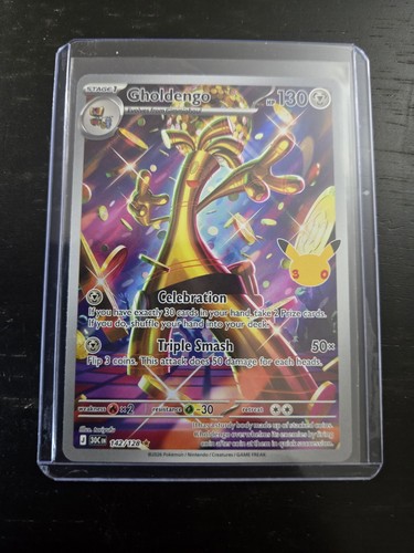 Pokémon 2026 Gholdengo 142/128 30th Celebration Anniversary NM