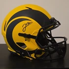 Los Angeles Rams Autographed Football Helmet Beckett Authenticated Original