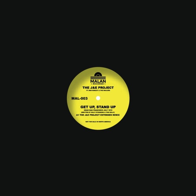 J&E PROJECT/BOB MARLEY & THE WAILERS - Get Up Stand Up - yellow vinyl 12"" - Image 3