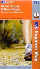 Cerne Abbas and Bere Regis (Explorer Map... by Ordnance Survey Sheet map, folded