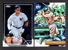 2 CARD LOT OF 2023 TOPPS CHROME #62 DIAMOND KINGS AARON JUDGE NEW YORK YANKEES