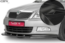Cup Spoiler Lippe Front Schwert Glossy für Skoda Octavia II (1Z) CSL028-G