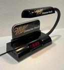 Vtg Miller Genuine Draft Beer Cash Register Top Lamp W/ Clock - EXCELLENT