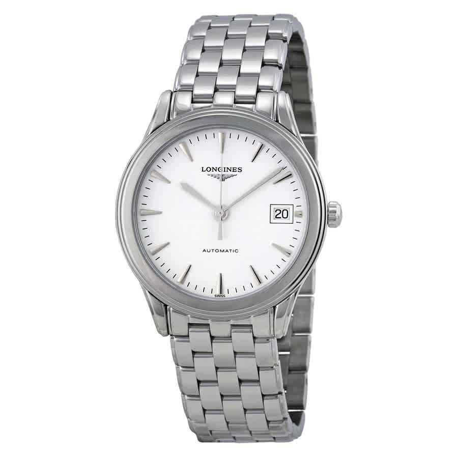 Longines Flagship Automatic White Dial Men Watch L4.774.4.12.6