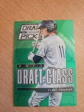 2013 Panini Prizm Perennial Green Prizm #105 Clint Frazier RC Cleveland Indians 