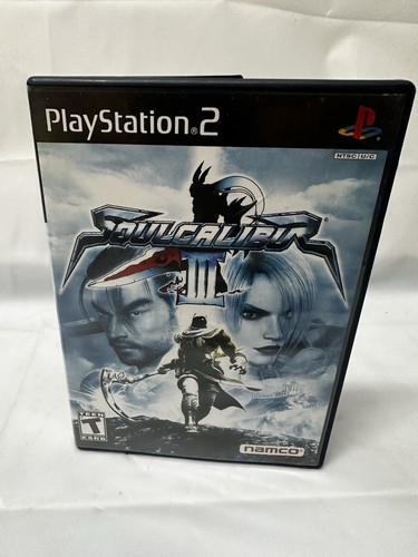 Soul Calibur III 3 (Sony PlayStation 2 PS2, 2005) CIB mit Bonus Disc