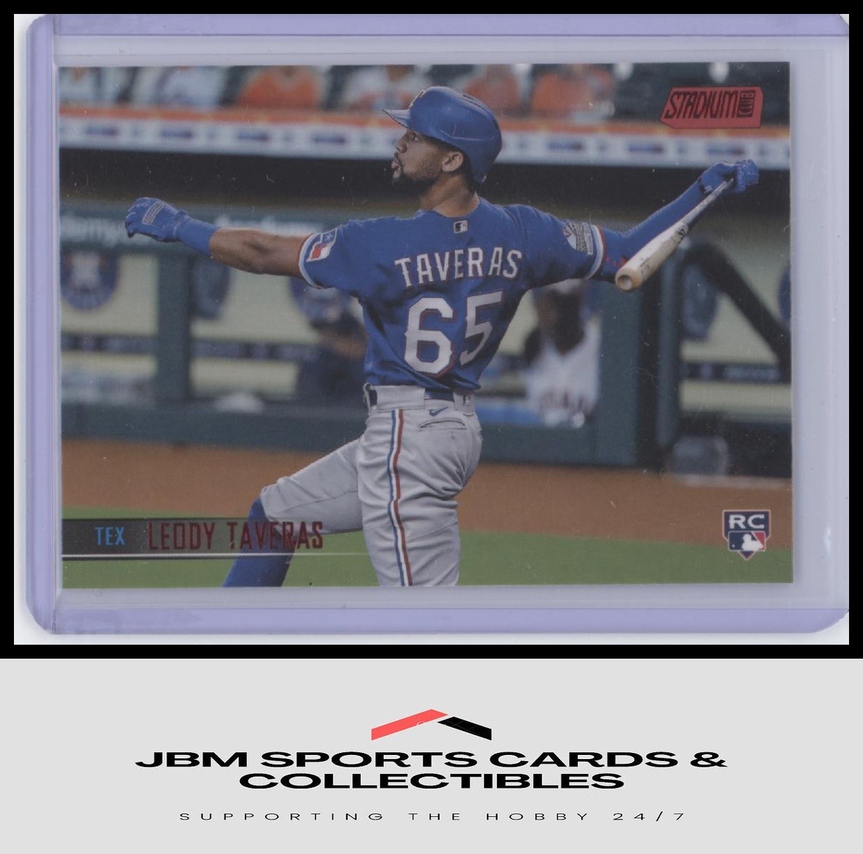 2021 Stadium Club #290 Leody Taveras Red Foil