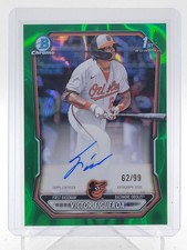 VICTOR FIGUEROA 2026 BOWMAN CHROME 1ST GREEN LAVA REFRACTOR AUTO /99 Q3967