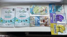 Mixed Brands Face & Eye Mask Bundle Vegan Sheet/Hydrogel Charcoal Retinol C
