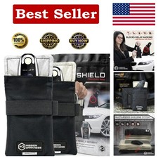 Mission Darkness Faraday Bag for Keyfobs 2-Pack RF Shielding Protective Cas