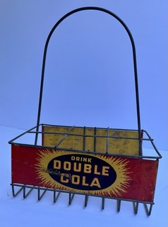 Vintage Double Cola Wire Yellow Red