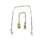 Vintage Victorian 6.5in-26in Two Tone Pocket Watch Fob Chain Lot of 5  #M1430-4 — photo 5