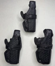 Safariland 070-83 Level 3 Basketweave Leather Holster for Glock 17/22 Right Hand