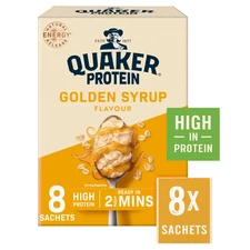 Quaker Oat So Simple High Protein Golden Syrup Porridge Sachets 334g
