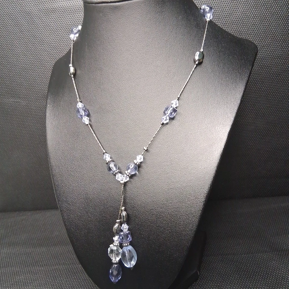 Marca 1928 Y DropNecklace Cuentas Azules Pistola Metal. 14.719 Foto 4 de 4