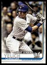 Christian Yelich 2019 Topps #239 Brewers MLB READ FREE SHIPPING AutographDen