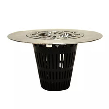 Hair Catcher for Shower Drain in Chrome