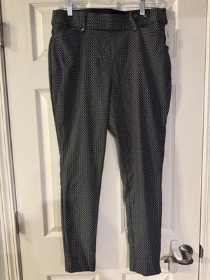 NWT Maurices Skinny Bengaline Pants, Size Large With Elastic Waistband