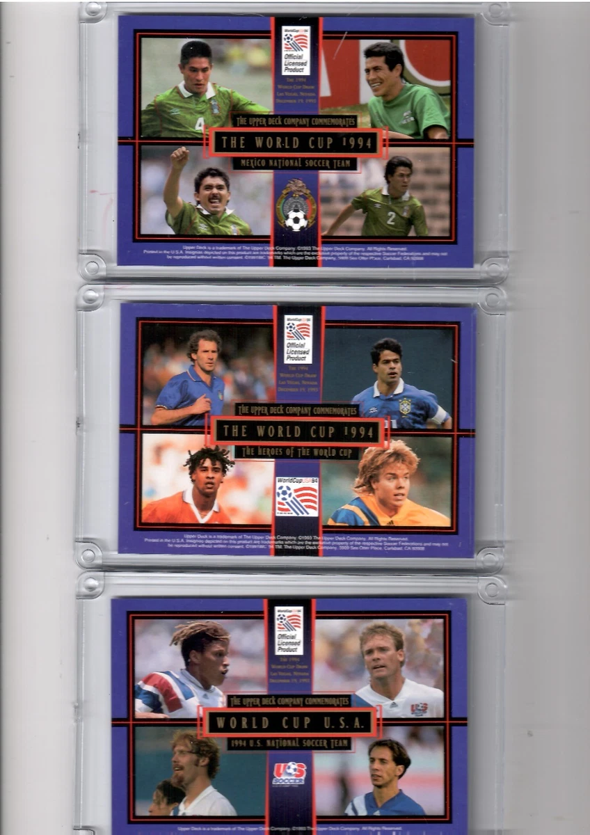 FIFA World Cup Soccer 1994 Season Sports Trading Cards