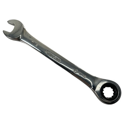 #ad #ad Husky 7 16quot; SAE Ratcheting Combination Wrench 12 Pt Mechanic Tool Chrome $14.49