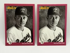 (2) 1991 Studio Nolan Ryan #128 Texas Rangers