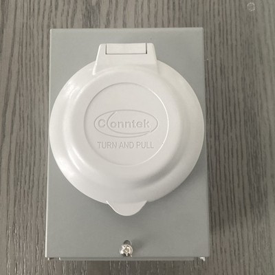 50 Amp 125/250 VoltmConntek SS2-50 Power Inlet Box with Cover