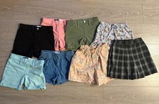 Girls Shorts/Skirt Lot 8 Size 8 Old Navy Uniqlo Carters