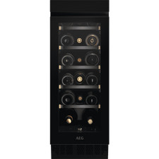 AEG AWUS018B7B Wine Cooler 18 Bottle Capacity Integrated in Black GRADE B